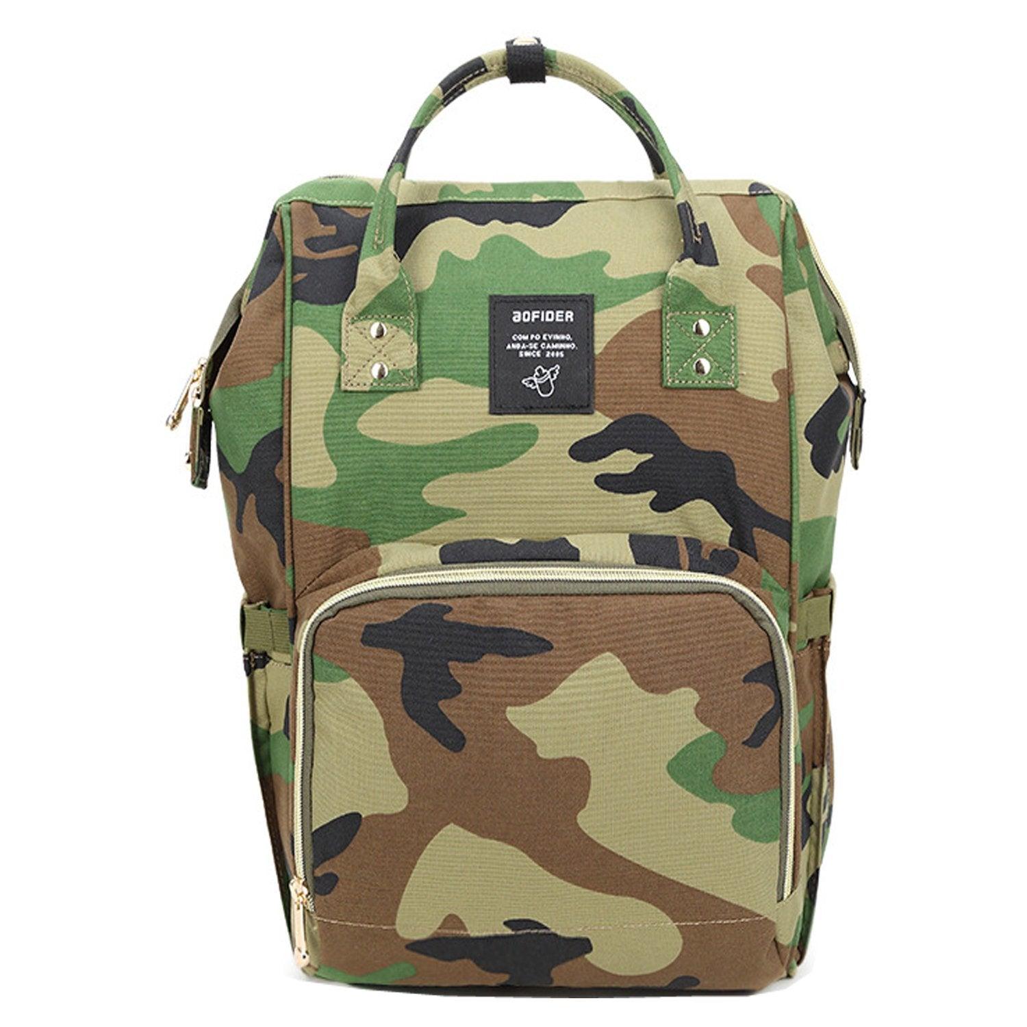 Aofider diaper 2025 bag camo