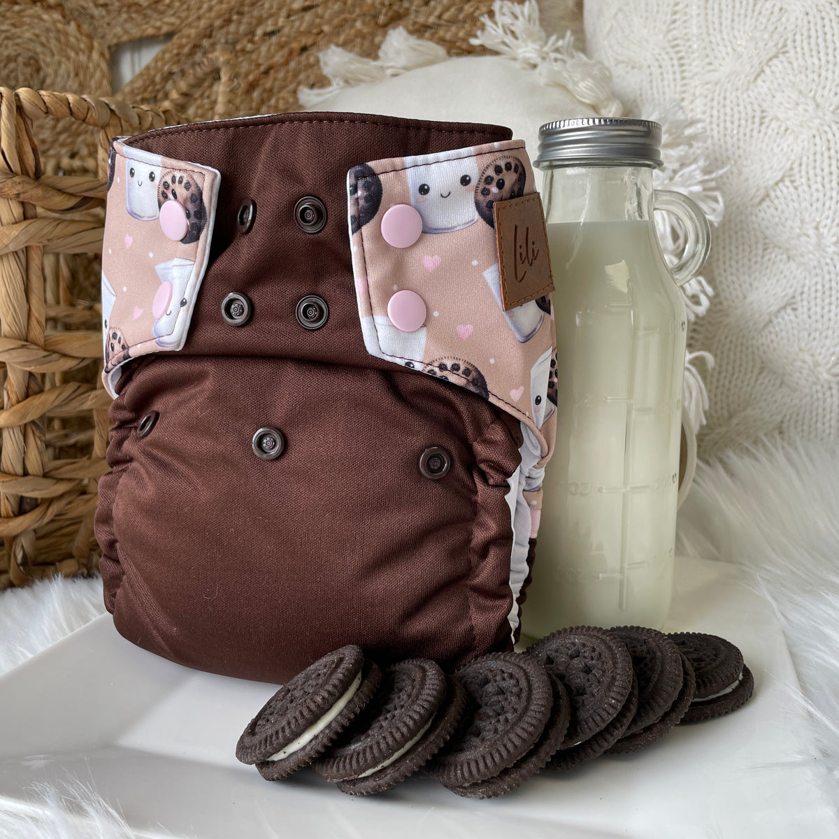 Les Confections Lili | Washable diaper | GRANDE taille |  (wrap)