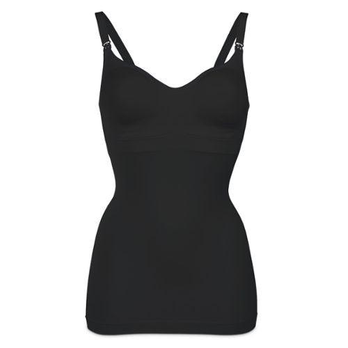 Camisole de grossesse, d'allaitement et d'expression du lait noire